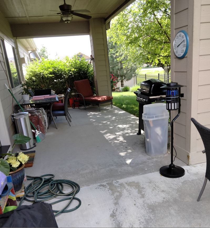 A real photo of DynaTrap® ½ Acre Pole-Mounted Mosquito & Insect Trap - Black by Phil (1)