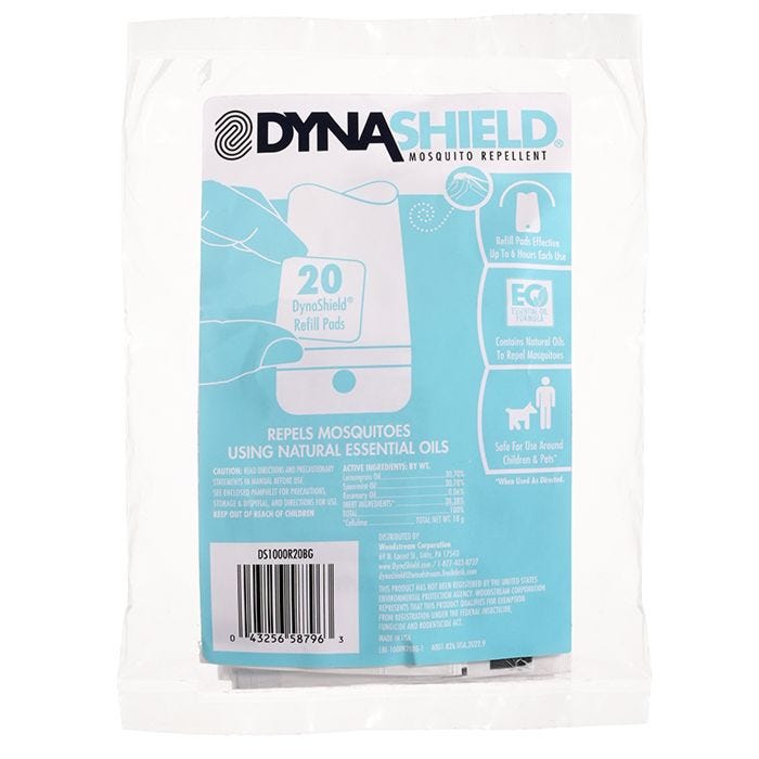 DynaShield® Repellent Refill Pads - 20 Pack, DS1000R20BG