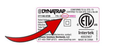 Where to find your part number